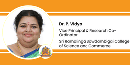 Interview Dr P Vidya Vice Principal and Research Co Ordinator at Sri Ramalinga Sowdambigai College of Science and Commerce